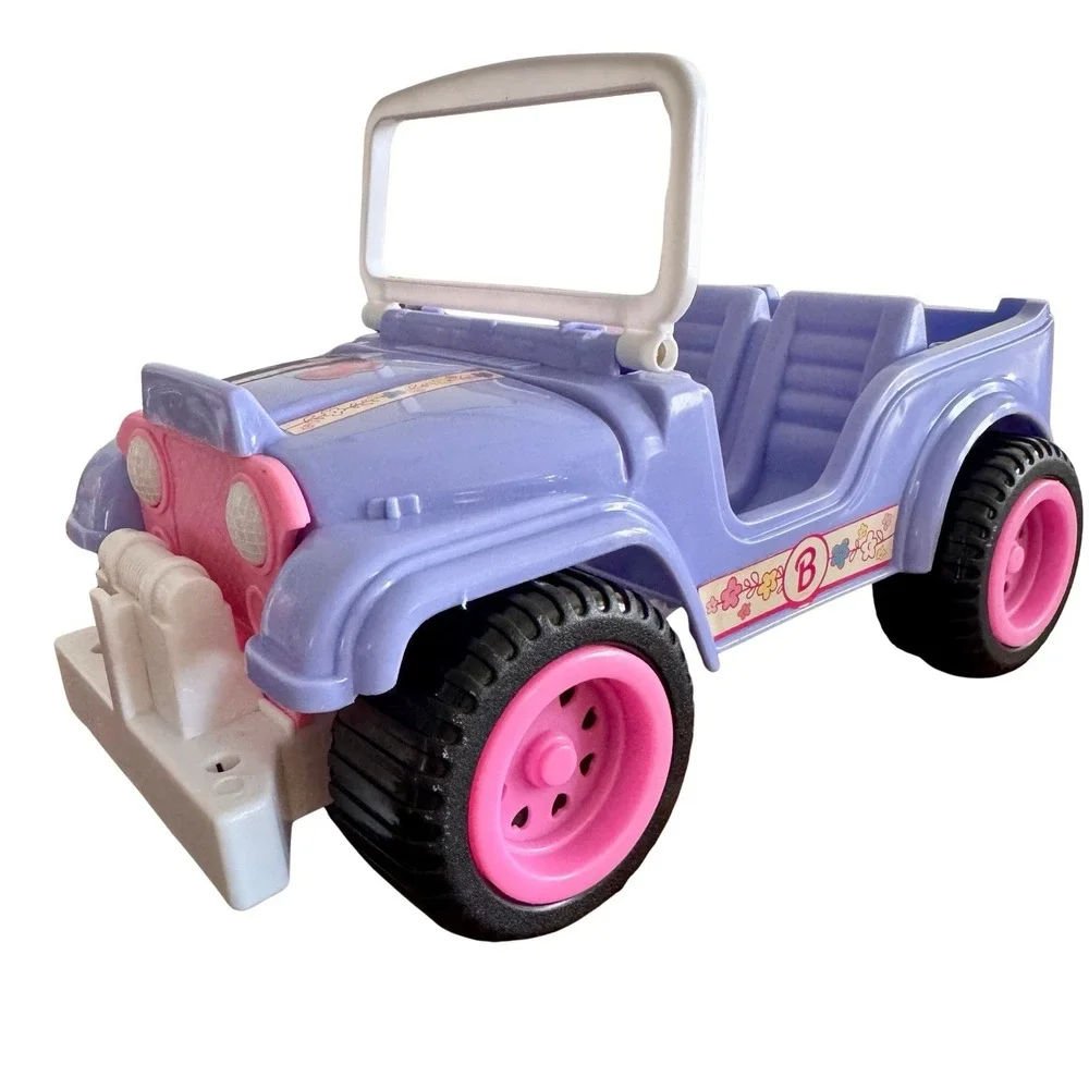 1997 Vintage Barbie Jeep Wrangler Purple & Pink Mattel